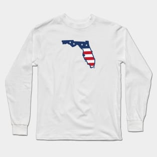 Stars and Stripes Florida Long Sleeve T-Shirt